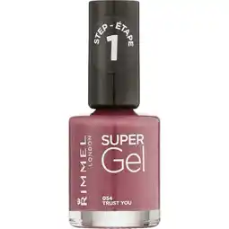 Etos Rimmel London Super Gel Nailpolish - 054 Trust You aanbieding