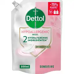 Etos Dettol Pouch Sensitive 500 ML aanbieding
