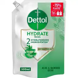Etos Dettol Pouch Aloe Vera 500 ML aanbieding