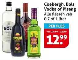 Hoogvliet Coebergh, Bols Vodka of Pisang aanbieding
