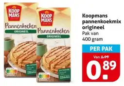 Hoogvliet Koopmans pannenkoekmix origineel aanbieding