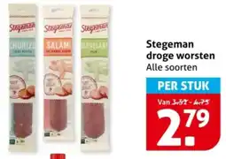 Hoogvliet Stegeman droge worsten aanbieding