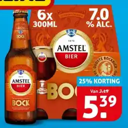 Hoogvliet Amsteľ bier aanbieding