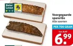 Hoogvliet Voorgegaarde spareribs aanbieding