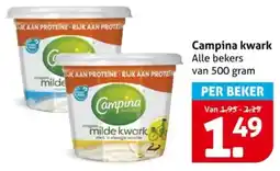 Hoogvliet Campina kwark aanbieding