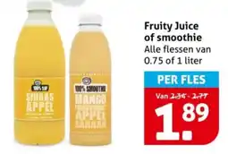 Hoogvliet Fruity Juice of smoothie aanbieding