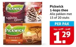 Hoogvliet Pickwick 1-kops thee aanbieding