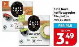 Hoogvliet Café Nova koffiecapsules aanbieding