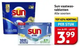 Hoogvliet Sun vaatwastabletten aanbieding