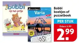 Hoogvliet Bobbi boekjes of puzzelboek aanbieding