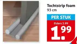 Hoogvliet Tochtstrip foam aanbieding