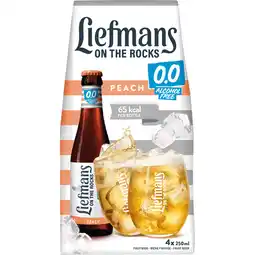 Jumbo Liefmans Fruitbier Peach 0% 4x250ML aanbieding