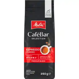 Jumbo Melitta CaféBar Selection Espresso Classic Filterkoffie 250g aanbieding