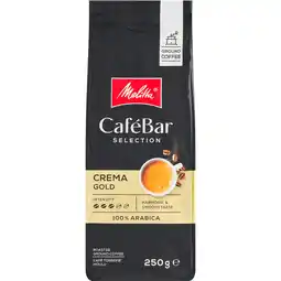 Jumbo Melitta CaféBar Selection Crema Gold Filterkoffie 250g aanbieding