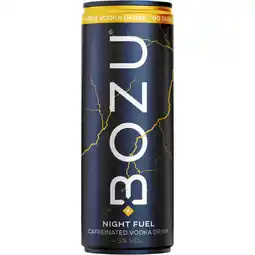 Jumbo Bozu Night Fuel Vodka Energy 250ML aanbieding