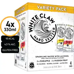 Jumbo White Claw Mix-Pack blik 4x330ML aanbieding