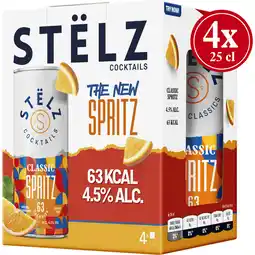 Jumbo STËLZ - Hard Seltzer - Mixed Classics Spritz - 4 x 250ML aanbieding
