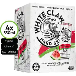 Jumbo White Claw Hard Seltzer Watermelon 330ML aanbieding