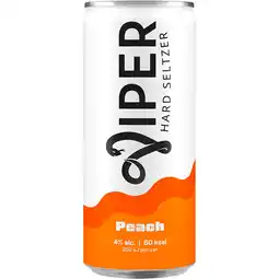 Jumbo Viper Hard Seltzer Peach 250ML aanbieding