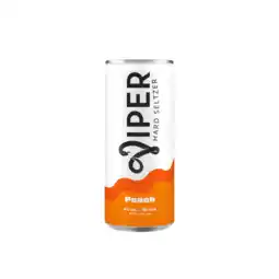 Jumbo Viper Hard Seltzer Peach 250ML aanbieding
