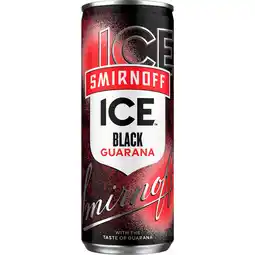 Jumbo Smirnoff Ice Black Guarana 250ML aanbieding