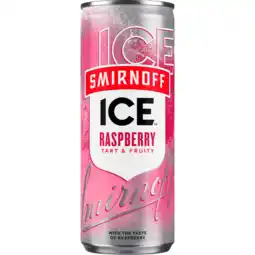 Jumbo Smirnoff Ice Raspberry Tart & Fruity 250 ml aanbieding