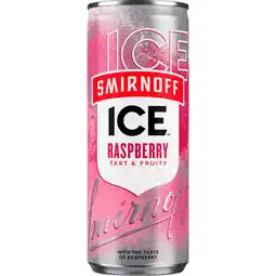 Jumbo Smirnoff Ice Raspberry Tart & Fruity 250 ml aanbieding