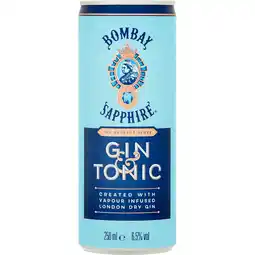 Jumbo Bombay Sapphire Gin & Tonic 250ML aanbieding
