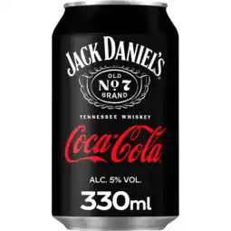Jumbo Jack Daniel's Whiskey & Coca-Cola 330ml aanbieding