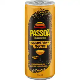 Jumbo Passoa Passionfruit Martini 250ML aanbieding