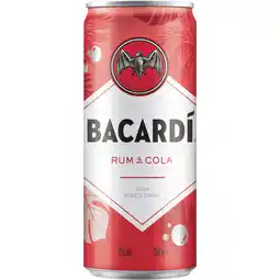 Jumbo Bacardi - Rum en Cola - 250ml aanbieding