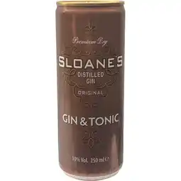 Jumbo Sloane's - Gin & Tonic Original - 250ML aanbieding