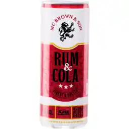 Jumbo MC Brown & Son - Rum & Cola - 250ML aanbieding