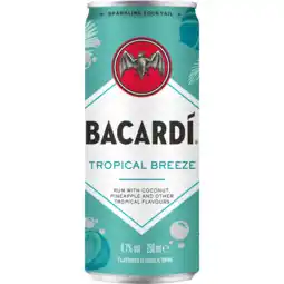 Jumbo Bacardi Tropical Breeze 250ML aanbieding