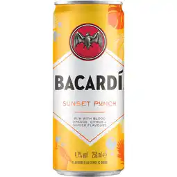 Jumbo BACARDI Sunset Punch 250ML aanbieding