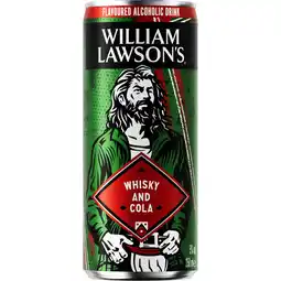 Jumbo William Lawson's & Cola 250ML aanbieding
