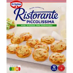 Jumbo Dr. Oetker Ristorante Pizza Piccolissima Tre Formaggi minisnacks 12 Stuks aanbieding