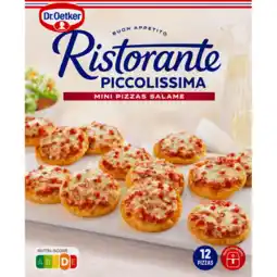 Jumbo Dr. Oetker Ristorante Pizza Piccolissima Salame minisnacks 12 Stuks aanbieding
