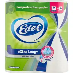 Jumbo Edet Extra Long+ Keukenpapier 2 Rollen aanbieding