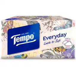Jumbo Tempo Light Doekjes 3-Laags XXL Box 140 Stuks aanbieding