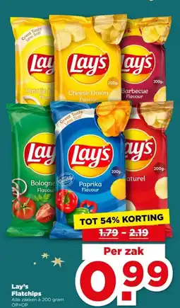 PLUS Lay's Flatchips aanbieding