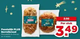 PLUS Feestelijk PLUS Borrelbrood aanbieding