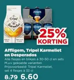 PLUS Affligem, Tripel Karmeliet en Desperados aanbieding