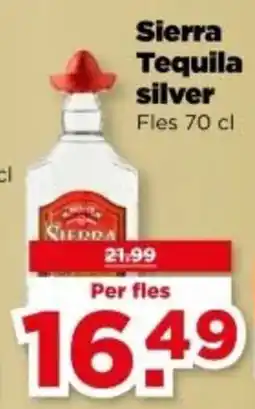 PLUS Sierra Tequila silver aanbieding