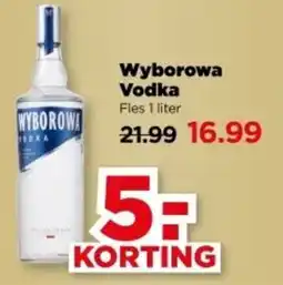 PLUS Wyborowa Vodka aanbieding