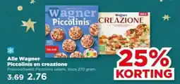 PLUS Alle Wagner Piccolinis en creazione aanbieding