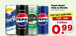 PLUS Pepsi, Royal Club en Rivella aanbieding