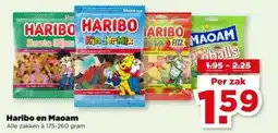 PLUS Haribo en Maoam aanbieding