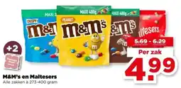 PLUS M&M's en Maltesers aanbieding