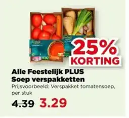 PLUS Alle Feestelijk PLUS Soep verspakketten aanbieding